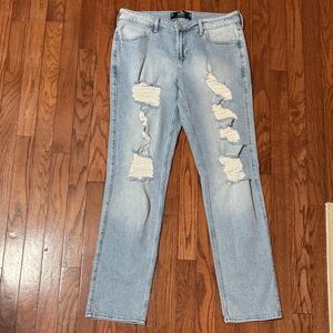 Hollister Low-rise Boyfriend Distressed jeans